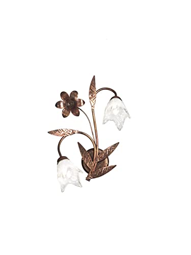 Rossini illuminazione CIL007 - Applique con VETRI Metallo Nero