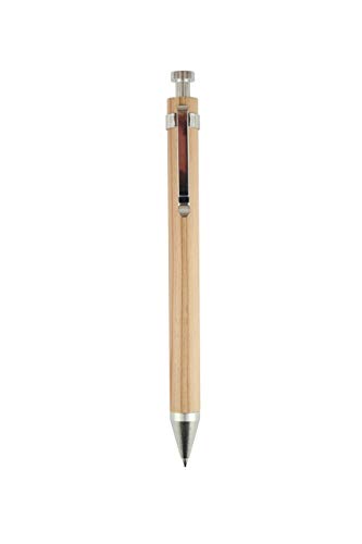 Wooden cypress click ballpoint pen 0.7mm (made in Japan) &0.7mm,ballpoint pen refill set(WOOD-4/S-7L)