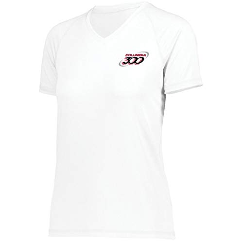 Columbia 300 Ladies Swift Wicking ShirtWhite XX-Large