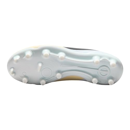 Nike Jr. Tiempo Legend 10 Club Little/Big Kids' Multi-Ground Low-Top Soccer (DV4352-700, Lemonade/Metallic Gold Coin/Black) Size 54