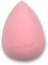 Esponja Ep09 Gota Para Maquiagem Macrilan - Rosa Claro, Macrilan - Sem Latex