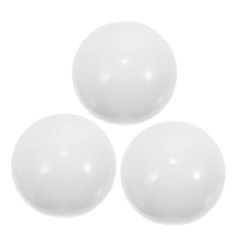 MOLUCKFU 3pcs White Round Roulette Wheel Beads Modern Game Wheel Beads Prop Roulette Game for Poker