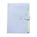 Tofficu Accordion Folder Snap Closure Light Document Organizer for Home Office and School Use Plastic File Holder for Important Papers