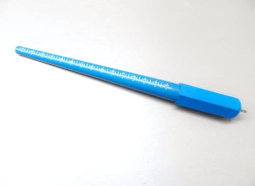 Ring Stick Sizer Jewelry Mandrel Blue Plastic Stick Gauge Tool Size 1-15 Grooved by JTS