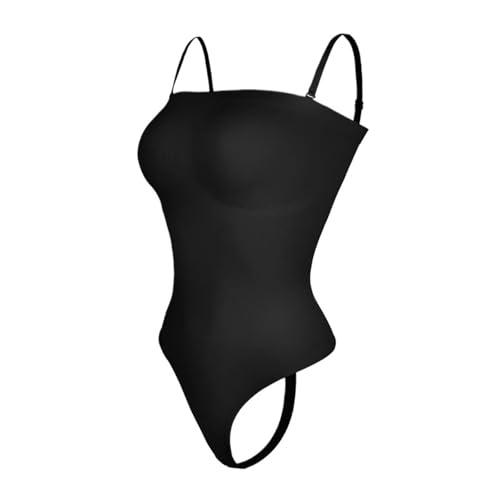 Body à épaules dénudées sculptant et gainant pour femme avec bas string