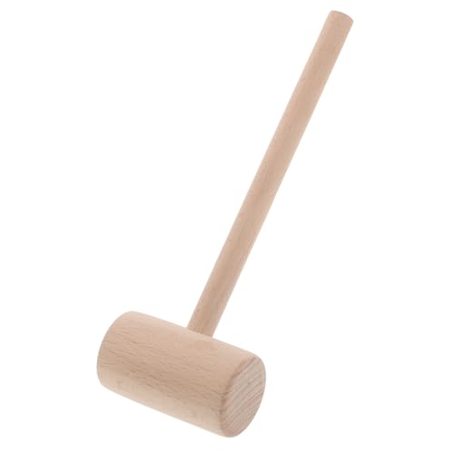 DECOMELODY Marteau de Hêtre pour Cuir et Sculpture Ergonomique Polyvalent pour Bricolage et Travaux de Menuiserie Poignée Confortable et Design Naturel Élégant