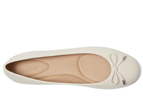 Image of Lauren Ralph Lauren Womens Jayna Nappa Leather Flat