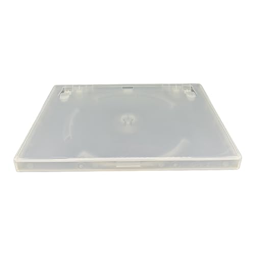 25 x Clear Single DVD Cases with 14mm Spine & Outer Sleeve for Artwork Inlay | Standard Size DVD Case Holds 1 Disc | Storage Box for DVD, CD & Blu-ray - Image 6