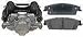 Raybestos RC11826P Advanced Technology Remanufactured Loaded Disc Brake Caliper