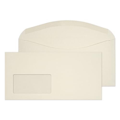 Image of Blake Envelopes Purely Environmental RE3204 Recycled Envelopes Envelopes Gummed With Window White DL+ 114 x 229 mm - 75gsm | 1000 pieces