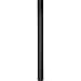 Progress Lighting P2609-80 AirPro Fan Downrod Accessories, 3/4-Inch Diameter x 72-Inch Height, Forged Black