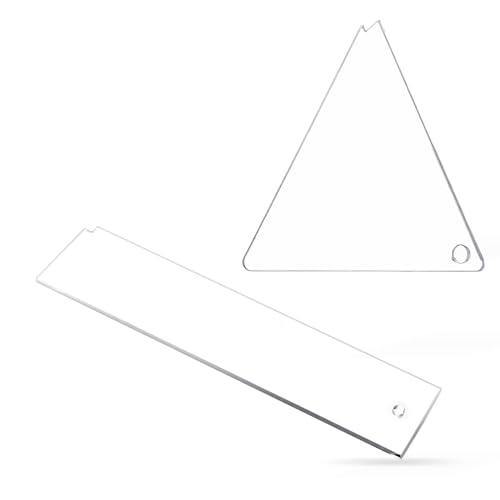 Grattoir à cire en plastique épais PEUTIER transparent et rigide pour l'entretien snowboard
