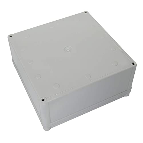 Lemotech Junction Box Ip67 Waterproof Dustproof Abs Plastic Project Box For Electrical Outdoor Enclosure Gray 7.9 X 7.9 X 3.7 Inch (200 X 200 X 95 Mm) #TOP4