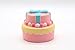 Squeeze Soft Squishies Goodie Bag Stuffers Squishy Set giocattolo per bambini Fidget Toy sotto i 5 euro (torta rosa fiocco)