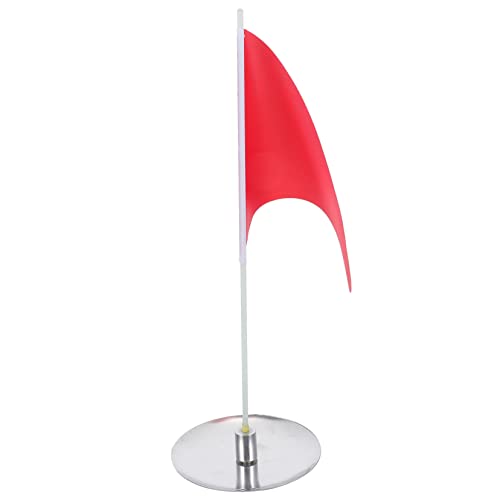 LIOOBO Golf Cup Flag 2-piece Set Golf Hole Cup Tray Golf Practice Flag Putting Golfing Flags