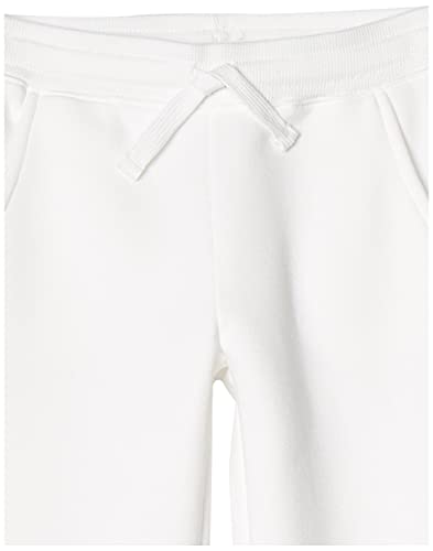 Amazon Essentials Girls' Sweatpants with Elastic Waist and Drawstring, White, Medium Amazon Essentials Girls' Sweatpants with Elastic Waist and Drawstring, White, Medium - Image 4