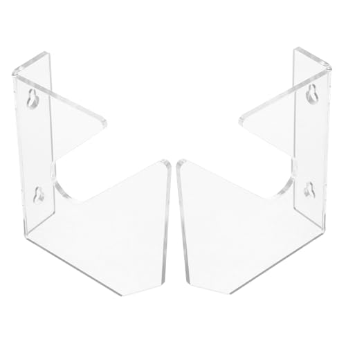 GOOHOCHY Skateboard Mount Wall 2pcs Acrylic Skateboard Rack Snowboard Wall Mount Display