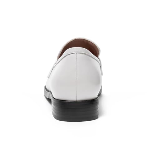 Image of ONEENO Women's Classic Flat Leather Penny Loafer