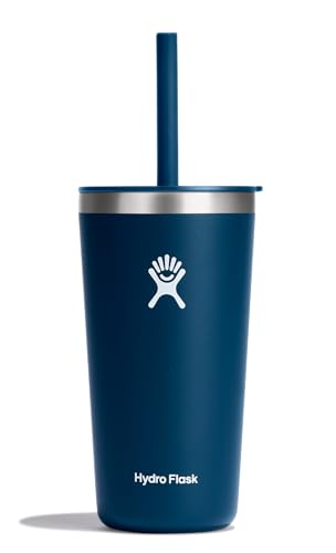 Hydro Flask 20 Oz All Around Tumbler Straw Lid Indigo