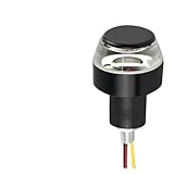 Motorrad Blinker Lauflicht 2 Modelle 12V Motorrad Lenker Ende Blinker Licht Blinker Lenker Lenker Blinker Seite Marker Licht Blinker(White and Yellow)