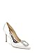 Badgley Mischka Cher Designer Pumps (White - 6.5 US) | White Heels | Dress Shoes | High Heels | Wedding Shoes | Tacones para Mujer | Closed Toe Heels for Women | Stilletos