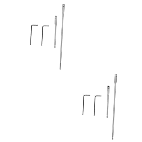 HOMSFOU 2 Set Biella Trapano a Mano Utensile Manuale Con Punta Da Trapano Morsa Pezzetti Di Nave Attacco Per Trapano Ad Angolo Retto Estensione Trapano a Batteria Attrezzo Titolari Metallo