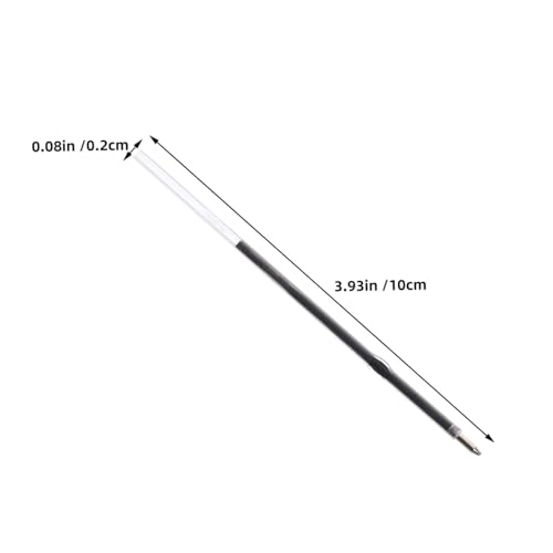 Recharge stylo bille noir haute précision NUOBESTY compatible stylos rétractables d'écriture - 2