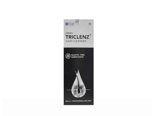 Triclenz Hair Cleanser Sulfate-Free Moisturizing Shampoo for Dry, Damaged & Frizzy Hair Dermatologically Tested Gentle Daily Hair Wash for Men & Women