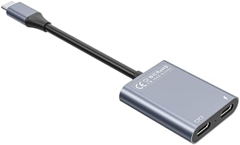 USB-C to Glasses Charging Adapter, Charge and Play Adapter with 100W PD Charging and 4K@60Hz Display Output, for Switch (Not Switch 2), ROG Ally, PS4/5, Xbox, Mac mini, Laptops & DP Alt Mode Devices