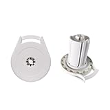 R16 Roller Shade Clutch Replacement for 1.5'(38 mm) Tube, Window Roller Blind Parts with Bracket Interface, Smooth Release Mechanism, DIY Repair for Zebra/Blackout Shades, White