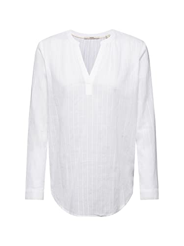 ESPRIT Damen 993ee1f303 Bluse, 100/White, M