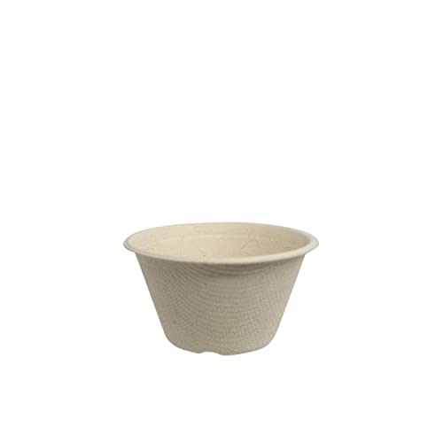 100% Compostable Portion Cups by World Centric, Made from Unbleached Plant Fiber, Souffle/Portion Cups, 2 oz (Pack of 2000)
