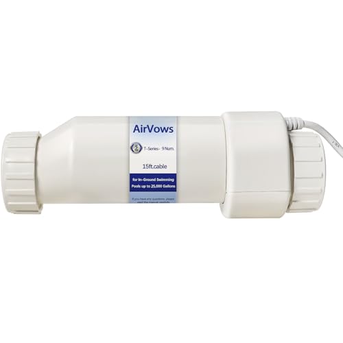 Salt Cell T9 Series Compatible with Hayward T9 Cell,3 Years Customer Service,Cuts Chlorine Costs by 50%,Up to 25,000 Gallon Pools,Compatible with AquaRite,SwimPxxx,ProLogxx,AquaPlus