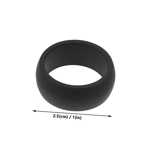 Anillos de silicona para ejercicios y protección de dedos, 4 piezas miniatura 6