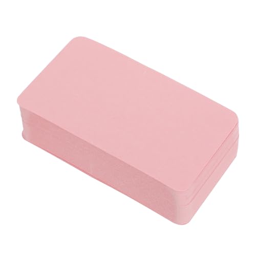 Cartes autocollantes roses en papier compact élégant pour des présentations et mémos soignés