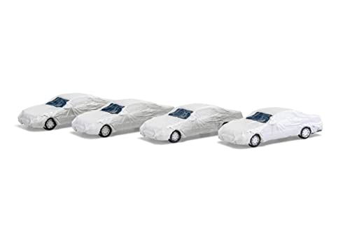 Voitures sous bâche blanche H0 complétez vos convois de marchandises 1:87
