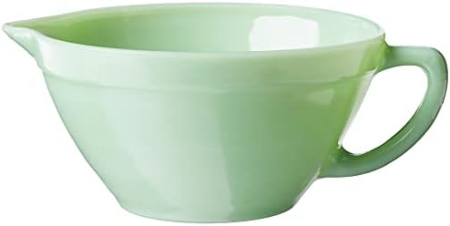 Jadeite Glass Collection 1.25 Quart Mixing Bowl w/ Handle - Thumbnail 2