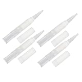 Gatuida 4 Stück Leere Nagelölstifte mit Pinsel Multifunktionaler Nagelhautöl applikator für Nagelpflege und Augenbrauenwachstum Wiederbefüllbar Kompakt und Hautfreundlich für Zuhause und