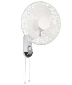 Bargain House –16 inch Oscillating Wall Mount Fan – Remote Control with Timer – 3 Speed Control – Quick Setup – Air Circulating – Adjustable – Space Saving - Suitable for Home, Office, Room, Indoor