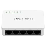  Reyee Switch de bureau - Boîtier plastique - 5 ports RJ45 - Vitesse 10/100 Mbps - Plug and Play - Technologie d\'économie d\'énergie