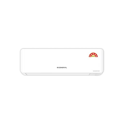 Image of GENERAL 1 Ton BEE 2026 5 Star Rated, Inverter Split AC (ASGG12CGAB-B, White, Copper, 3520W, Powerful Cooling, 10m Long Reach Airflow, 55C Max, Suitable for 120~150 Sft, Free Standard Installation)