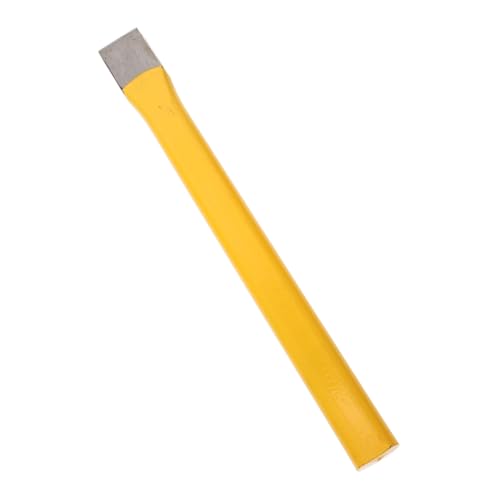 Vaguelly Heavy Duty Metalworking Chisel Ergonomic Flat End Masonry Tool for Chiseling Precision Cutting for Craft for Professional Results
