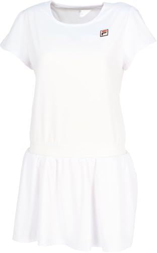FILA TENNIS(フィラ テニス) テニス スカート ワンピース 吸水速乾 UVカット加工 FDZEL0015 レディース ホワイト M
