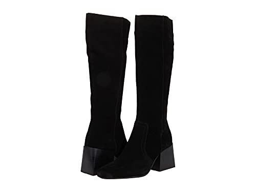 Blondo Women's Tessa Waterproof Fashion Boot, Black Suede,8