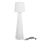 LÁMPARA LED ESTÁNDAR: Lady W110 es una lámpara LED de pie con cable de color blanco frío. Esta lámpara se distingue por su diseño moderno y puro, así como por su forma atípica. Es ideal como lámpara de diseño, de jardín o para iluminar tus fiestas. La elección es suya. USO EN EXTERIOR / INTERIOR: Después de enchufar la lámpara de pie a la red eléctrica (toma de 220 V), puede utilizar esta lámpara de diseño en cualquier lugar, tanto en el interior como en el exterior. La lámpara de pie Lady