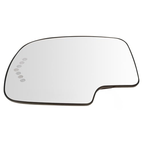 Driver Side Mirror Glass Heated Turn Signal For Factory Equipped Mirrors Compatible with 03-06 Chevrolet Silverado 1500 03-06 Silverado 2500 HD 03-06 GMC Sierra 1500 03-06 Sierra 2500 HD