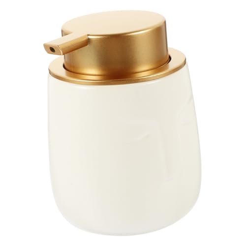 UTHCLO Soap Dispenser Press Pump Bottle for Liquid Soap Lotion Shampoo Stylish Matte Design Reusable Bathroom Accessory Easy to Use Portable