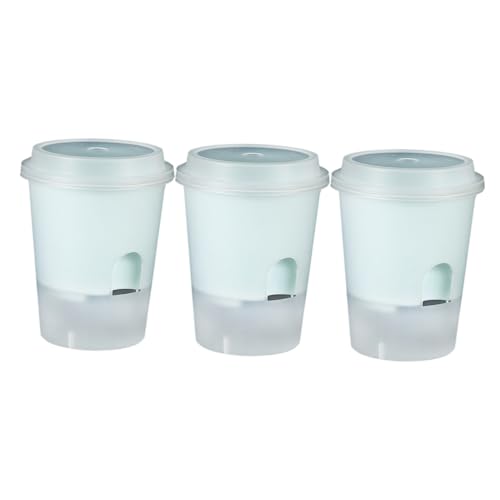 Kisangel Juego De 3 Macetas De Plástico con Absorción De Agua Automática para Cultivar Plantas