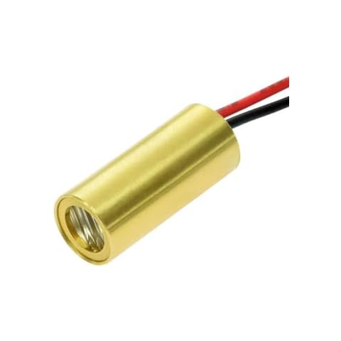 Quarton Laser Module VLM-520-28 LPT Class 1 Green Laser Line module, Laser Line Generator, Emitting line angle > 60°, only 1.2 mm line width @1meter (3.4 feet), Operation Voltage 7-10 Volts Cover