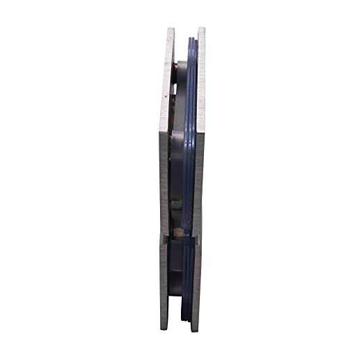 Hausdec Heavy Duty 180 Degree Glass Door Cabinet Showcase Cabinet Clip Glass Shower Door Hinge Stainless Steel Polished - Image 3